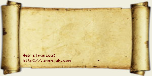 Latinka Kovač vizit kartica